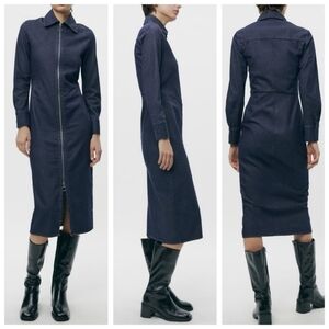 ZARA Blue Denim Dress